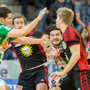 Evgeni Pevnov im Spiel Frisch Auf Goeppingen - TuS Nettelstedt-Luebecke