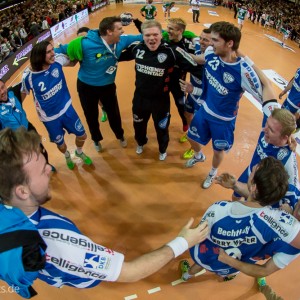 Feiernde Lemgoer in Goeppingen Feiernde Lemgoer in Goeppingen