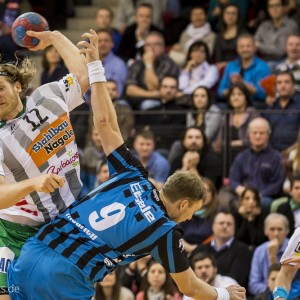 Felix Lobedank im DHB-Pokal Bittenfeld - Frisch Auf Goeppingen