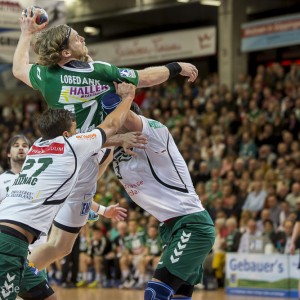 Felix Lobedank im Spiel Frisch Auf Goeppingen - HSG Wetzlar