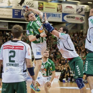 Felix Lobedank im Spiel Frisch Auf Goeppingen - HSG Wetzlar