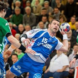 Florian Kehrmann im Spiel Frisch Auf Goeppingen – TBV Lemgo Florian Kehrmann im Spiel Frisch Auf Goeppingen - TBV Lemgo