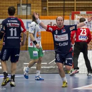 Frank Ettwein im Spiel HBW Balingen-Weilstetten – Frisch Auf Goeppingen Frank Ettwein im Spiel HBW Balingen-Weilstetten - Frisch Auf Goeppingen