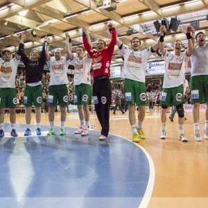 Im Spiel FRISCH AUF Goeppingen â Maribor Branik (EHF-Cup EHF-Pokal 2012-2013) Im Spiel FRISCH AUF Goeppingen â Maribor Branik (EHF-Cup EHF-Pokal 2012-2013)