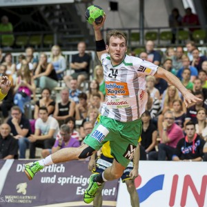 Marcel Schiller (Frisch Auf Goeppingen) im Spiel Frisch Auf Goeppingen – Rhein Neckar Loewen beim Intersport Masters 2013 Marcel Schiller (Frisch Auf Goeppingen) im Spiel Frisch Auf Goeppingen - Rhein Neckar Loewen beim Intersport Masters 2013