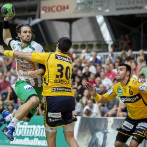 Tim Kneule (Frisch Auf Goeppingen) im Spiel Frisch Auf Goeppingen – Rhein Neckar Loewen beim Intersport Masters 2013 Tim Kneule (Frisch Auf Goeppingen) im Spiel Frisch Auf Goeppingen - Rhein Neckar Loewen beim Intersport Masters 2013