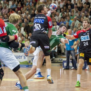 Mimir Rnic  im Spiel Frisch Auf Goeppingen – SC Magdeburg Handball-Bundesliga 2013/2014 Mimir Rnic  im Spiel Frisch Auf Goeppingen - SC Magdeburg Handball-Bundesliga 2013/2014