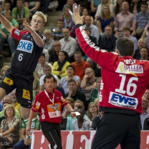 Matthias Musche  im Spiel Frisch Auf Goeppingen – SC Magdeburg Handball-Bundesliga 2013/2014 Matthias Musche  im Spiel Frisch Auf Goeppingen - SC Magdeburg Handball-Bundesliga 2013/2014