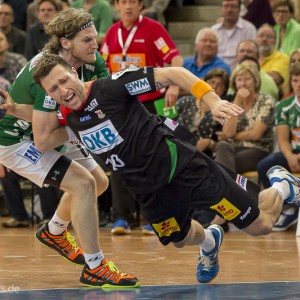 Fabian von Olphen im Spiel Frisch Auf Goeppingen – SC Magdeburg Handball-Bundesliga 2013/2014 Fabian von Olphen im Spiel Frisch Auf Goeppingen - SC Magdeburg Handball-Bundesliga 2013/2014