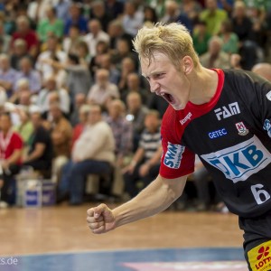 Matthias Musche im Spiel Frisch Auf Goeppingen – SC Magdeburg Handball-Bundesliga 2013/2014 Matthias Musche im Spiel Frisch Auf Goeppingen - SC Magdeburg Handball-Bundesliga 2013/2014