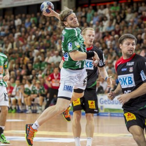 Felix Lobedank im Spiel Frisch Auf Goeppingen – SC Magdeburg Handball-Bundesliga 2013/2014 Felix Lobedank im Spiel Frisch Auf Goeppingen - SC Magdeburg Handball-Bundesliga 2013/2014