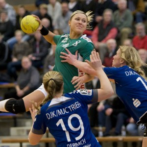 Birute Stellbrink  im Spiel FrischAuf Göppingen – DJK Trier