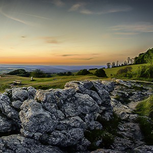hohenstaufen spielburg sonennuntergang