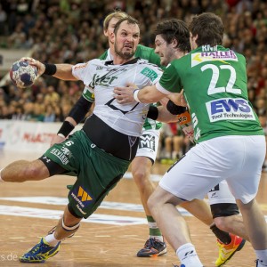 Jens Tiedtke im Spiel Frisch Auf Goeppingen - HSG Wetzlar