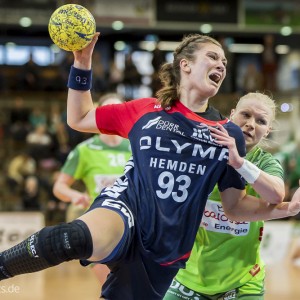 Julia Behnke im Spiel Frisch Auf Frauen - Bietigheim