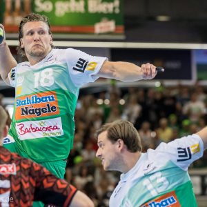 lars Kaufmann im Finale Fuechse Berlin – FRISCH AUF Goeppingen lars Kaufmann im Finale Fuechse Berlin - FRISCH AUF Goeppingen