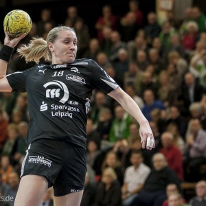 Luisa Sturm im Spiel Frisch Auf Goeppingen-HC Leipzig