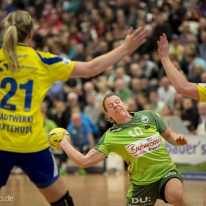 Maike Daniels im Spiel Frisch Auf Goeppingen – Buxtehude Maike Daniels im Spiel Frisch Auf Goeppingen - Buxtehude