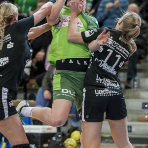 Maike Daniels im Spiel Frisch Auf Goeppingen-HC Leipzig