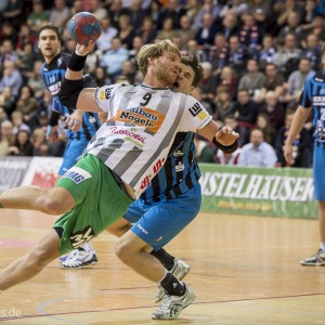 Manuel Spaeth im DHB-Pokal Bittenfeld - Frisch Auf Goeppingen
