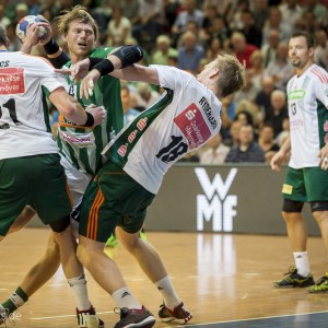 Manuel Spaeth im Spiel Frisch Auf Goeppingen-Hannover-Burgdorf Manuel Spaeth im Spiel Frisch Auf Goeppingen-Hannover-Burgdorf