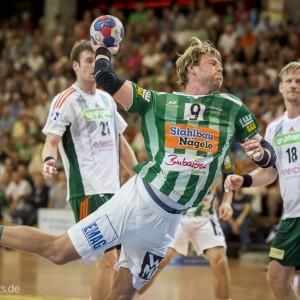 Manuel Spaeth im Spiel Frisch Auf Goeppingen-Hannover-Burgdorf Manuel Spaeth im Spiel Frisch Auf Goeppingen-Hannover-Burgdorf