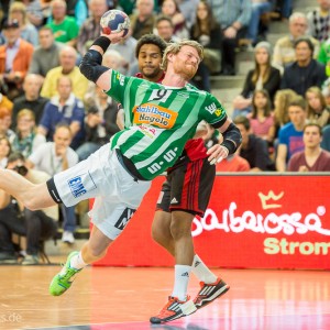 Manuel Spaeth im Spiel Frisch Auf Goeppingen - TuS Nettelstedt-Luebecke