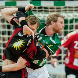 Manuel Spaeth im Spiel Frisch Auf Goeppingen - TuS Nettelstedt-Luebecke