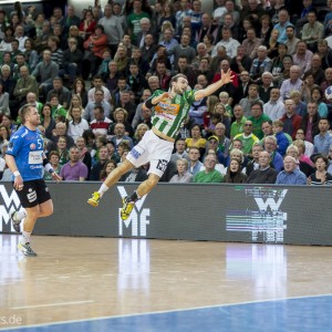 Marcel Schiller im Spiel Frisch Auf Goeppingen - ThSV Eisenach