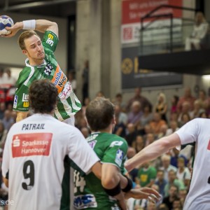 Michael Thiede im Spiel Frisch Auf Goeppingen-Hannover-Burgdorf Michael Thiede im Spiel Frisch Auf Goeppingen-Hannover-Burgdorf