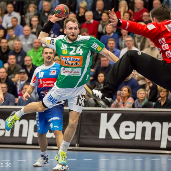 Marcel-Schiller-im-Spiel-HBW-Balingen-Weilstetten-Frisch-Auf-Goeppingen Marcel-Schiller-im-Spiel-HBW-Balingen-Weilstetten-Frisch-Auf-Goeppingen