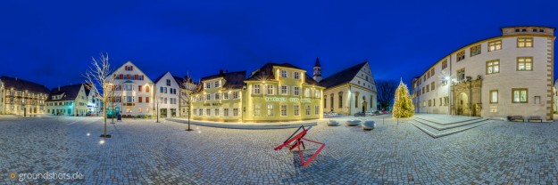 Panorama vom Schlossplatz in Goeppingen Panorama vom Schlossplatz in Goeppingen