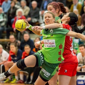 Nicole Dinkel im Spiel Frisch Auf Frauen – SB BBM Bietigheim Nicole Dinkel im Spiel Frisch Auf Frauen - SB BBM Bietigheim
