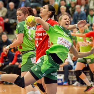 Nicole Dinkel im Spiel Frisch Auf Frauen – SB BBM Bietigheim Nicole Dinkel im Spiel Frisch Auf Frauen - SB BBM Bietigheim