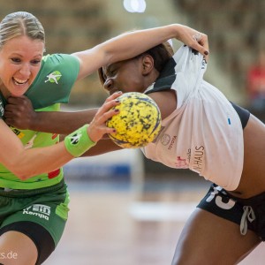 Nicole Dinkel setzt sich energisch durch Nicole Dinkel setzt sich energisch durch