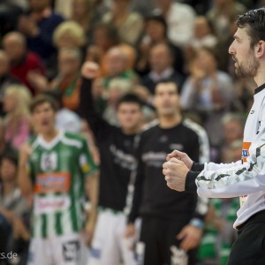 Primoz Prost im Spiel Frisch Auf Goeppingen - SG Flensburg-Handewitt