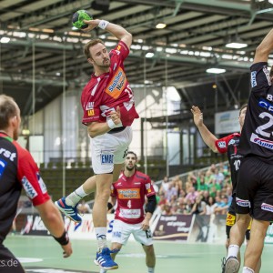Michael Thiede  im Spiel  SC Magdeburg – Frisch Auf Goeppingen beim Intersport Masters 2013 Michael Thiede  im Spiel  SC Magdeburg - Frisch Auf Goeppingen beim Intersport Masters 2013