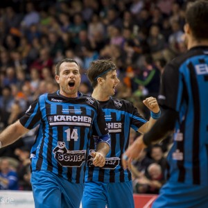Simon Baumgarten im DHB-Pokal Bittenfeld - Frisch Auf Goeppingen
