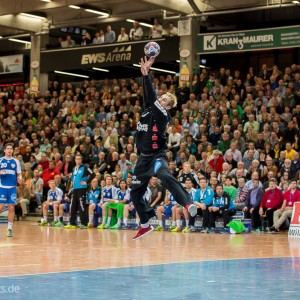 Thomas Bauer im Spiel Frisch Auf Goeppingen – TBV Lemgo Thomas Bauer im Spiel Frisch Auf Goeppingen - TBV Lemgo