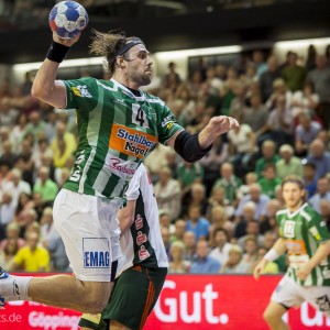 Tim Kneule im Spiel Frisch Auf Goeppingen-Hannover-Burgdorf Tim Kneule im Spiel Frisch Auf Goeppingen-Hannover-Burgdorf