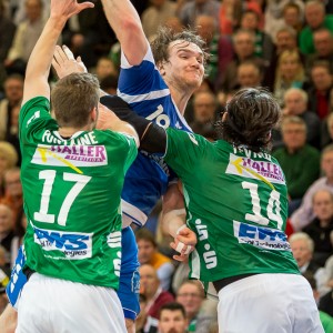 Timm Schneider im Spiel Frisch Auf Goeppingen – TBV Lemgo Timm Schneider im Spiel Frisch Auf Goeppingen - TBV Lemgo